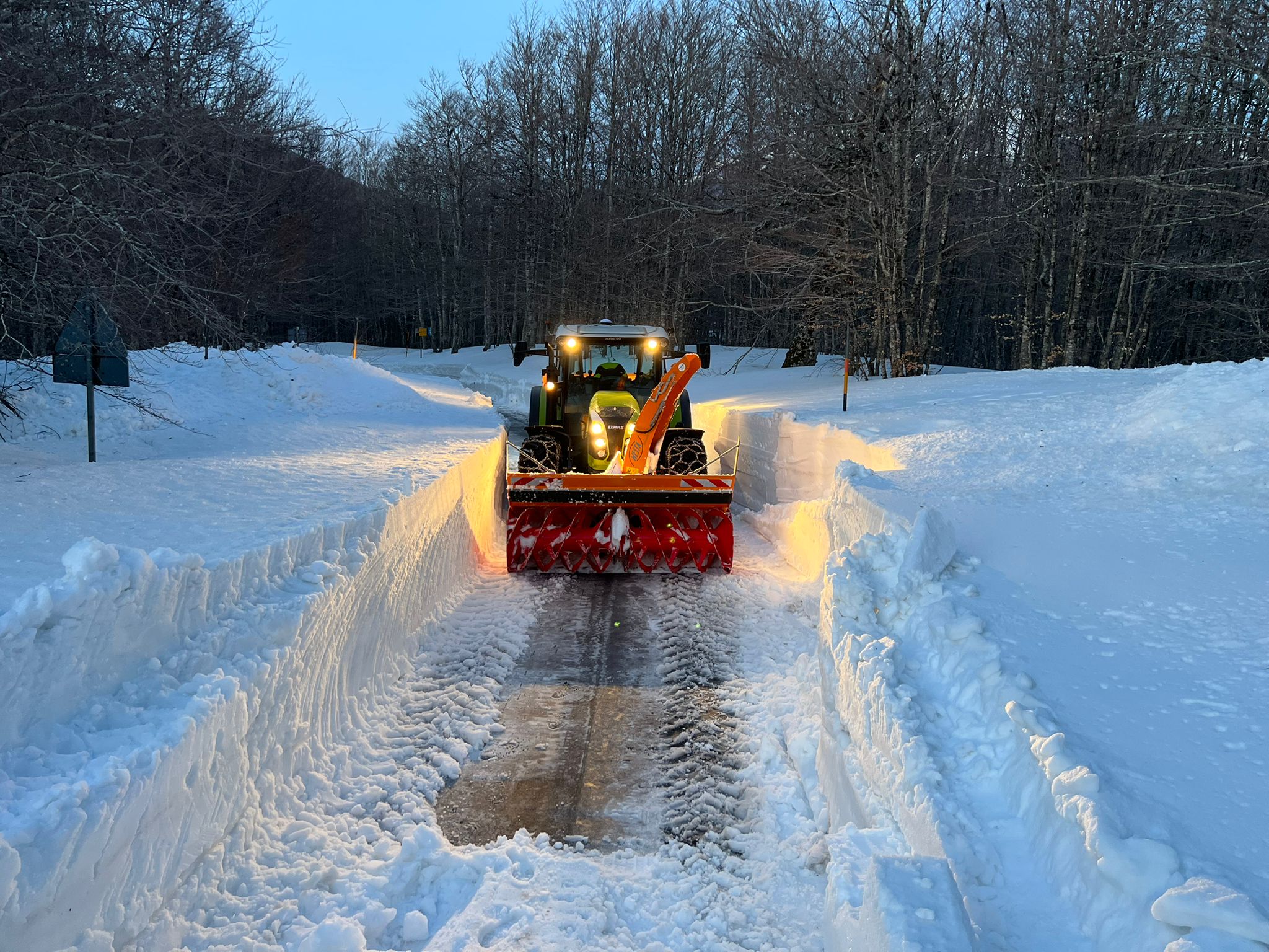 Sgombero neve - Servizi invernali